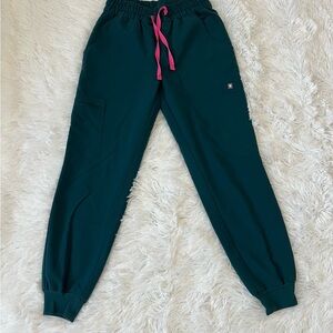 Figs Joggers with Pink Accent